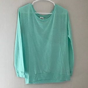 VS PINK teal comfy shirt